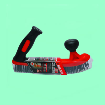 DEKTON Softgrip Two Handle Wire Brush (Blister And Card) DT85997 - Kihysoco