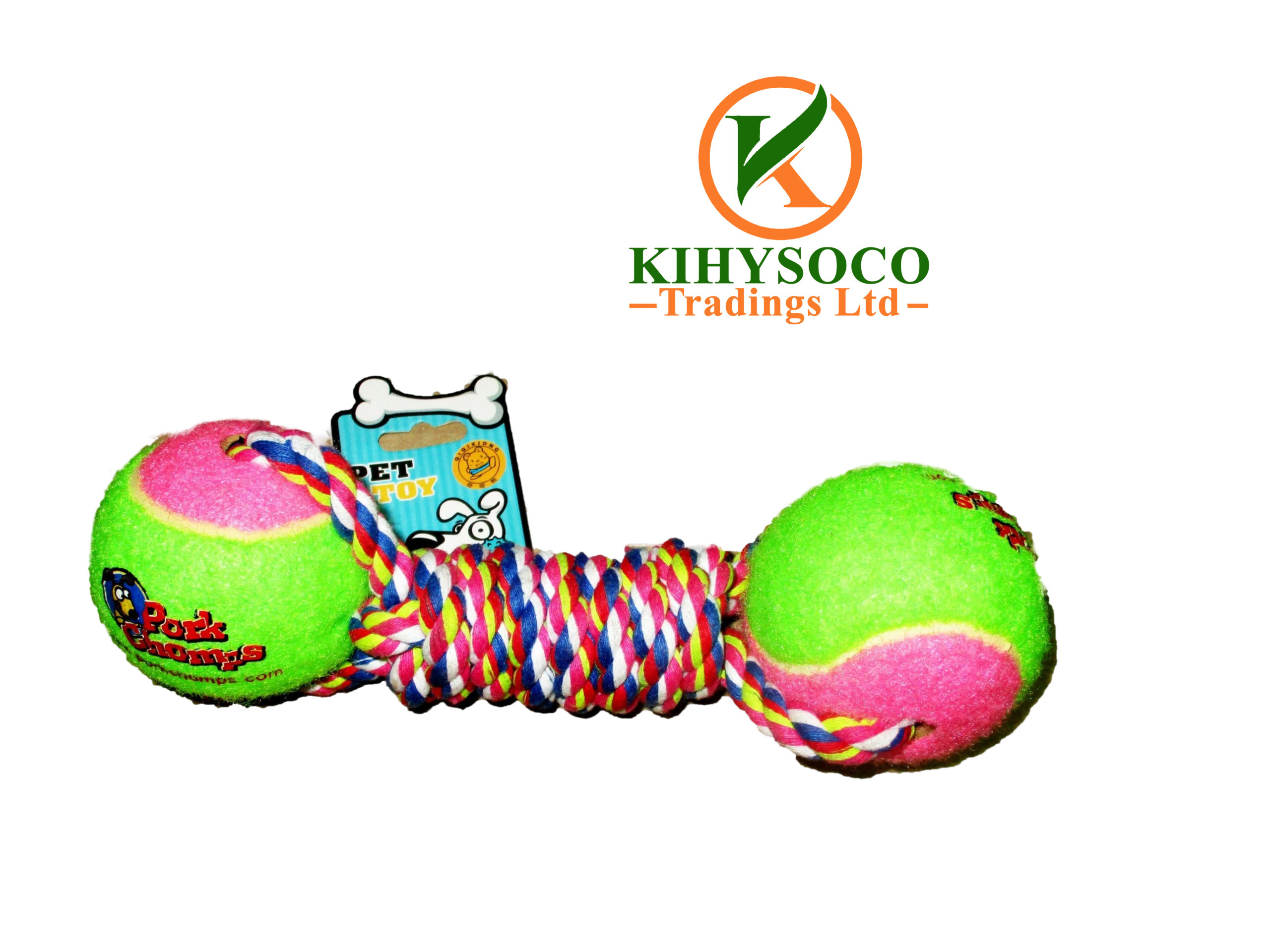 Double Ball with Rope(Dog Toy)
