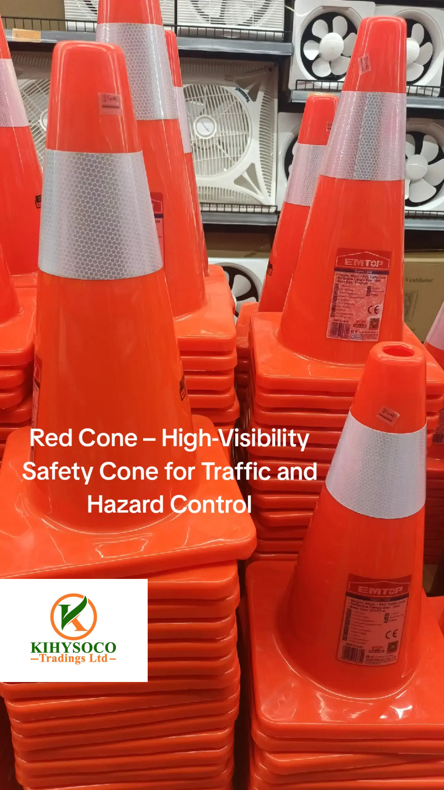 Red Safety Cones;Enhancing Safety and Visibility in Workplaces and Public Spaces