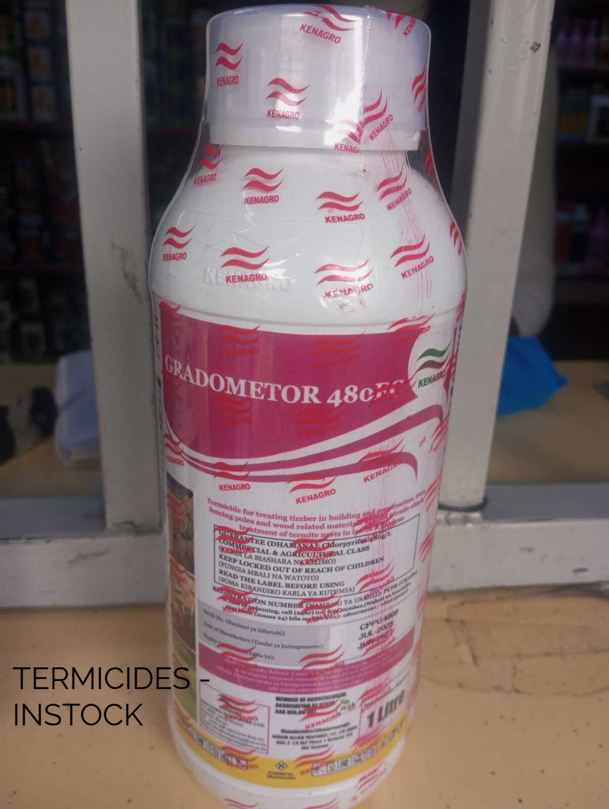 Gradometor 480EC Termiticide for Reliable Termite Control and Wood Protection