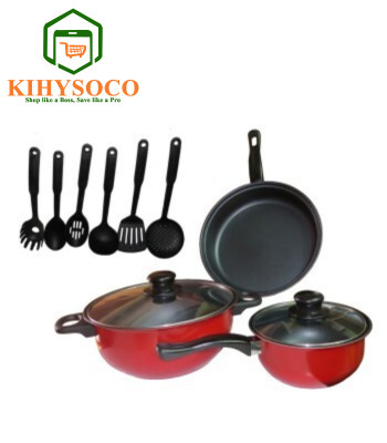 Kihysoco: The Best Shop for the 11-Piece Non-Stick Cookware Set in Nairobi, Kenya