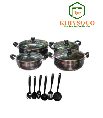 Kihysoco: The Best Shop Seller for Non-Stick Cookware 14-Piece Set Granite Coated in Nairobi, Kenya