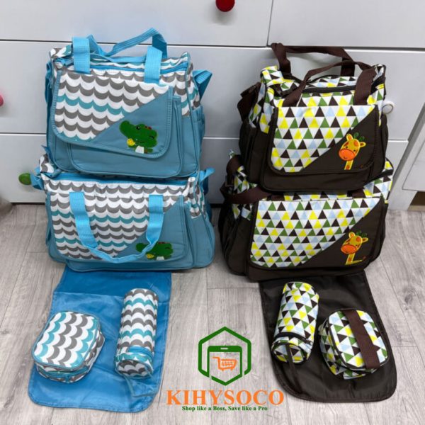 Kihysoco: The Best and Affordable Shop for 5-in-1 Baby Diaper Bags in Nairobi, Kenya