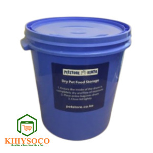 Kihysoco: Best and Most Affordable Shop for Heavy Duty Plastic Storage Drums with Secure Lid - 60 Litre in Nairobi, Kenya