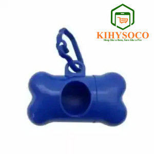 Kihysoco: Best and Most Affordable Shop for Dog Poop Bag Holder – Bone Shape Navy Blue in Nairobi, Kenya