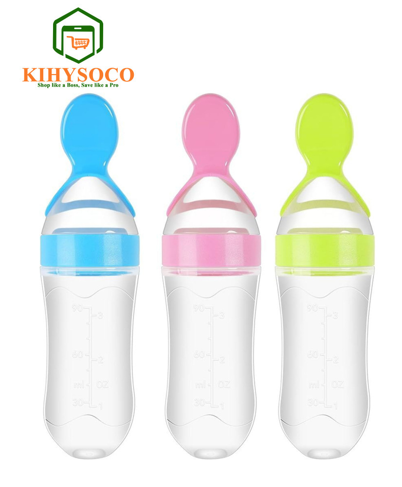 Kihysoco: Best and Affordable Shop for Silicone Squeeze Feeder with Spoon in Nairobi, Kenya