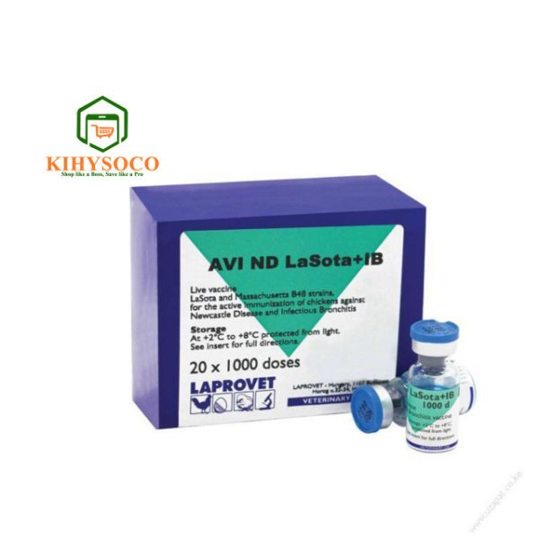Kihysoco: The Best, Reliable & Affordable Supplier of AVI ND La Sota+IB 1000 DS AN/FR Poultry Vaccines in Nairobi