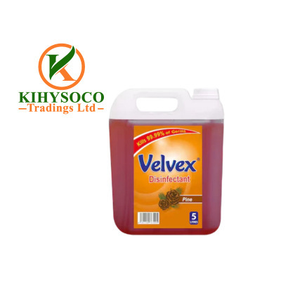 Buy Velvex Disinfectant Pine 5L at KIHYSOCO Trading Ltd – Affordable, Reliable & Fast Delivery in Nairobi, Kenya