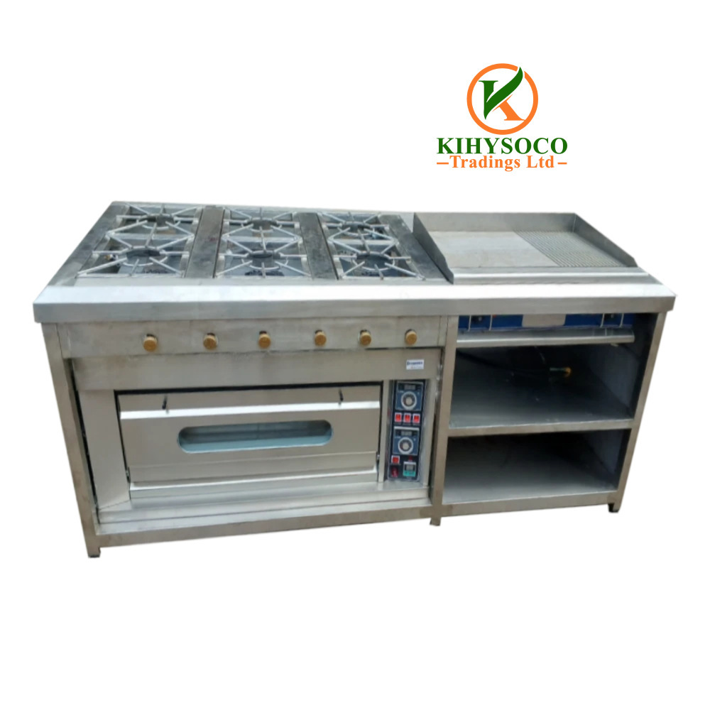 Combined Jiko with Hot Plate/Griddle & Electric Oven