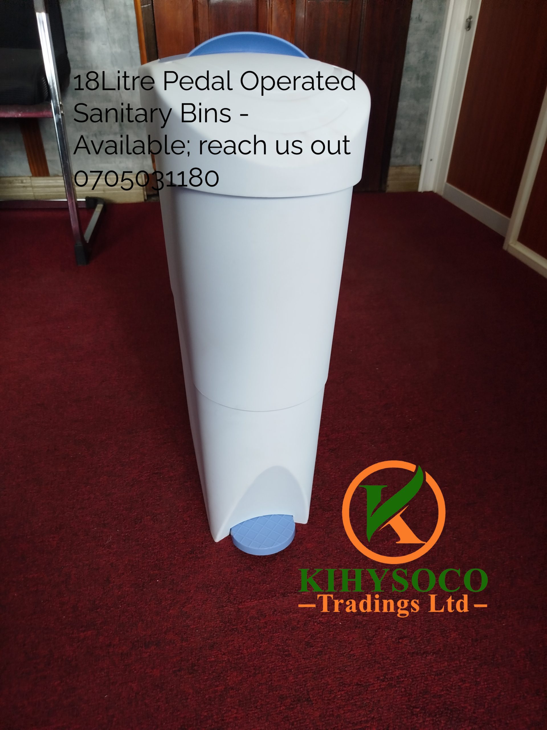 18 Litres Sanitary Bins with Pedal