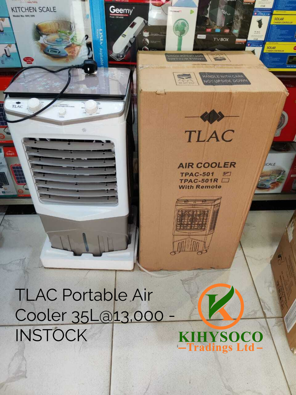 TLAC Portable Air Cooler 35L
