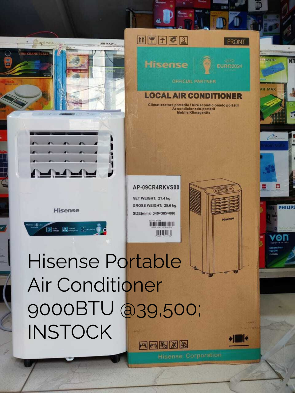 Hisense Portable Air Conditioner 9000BTU