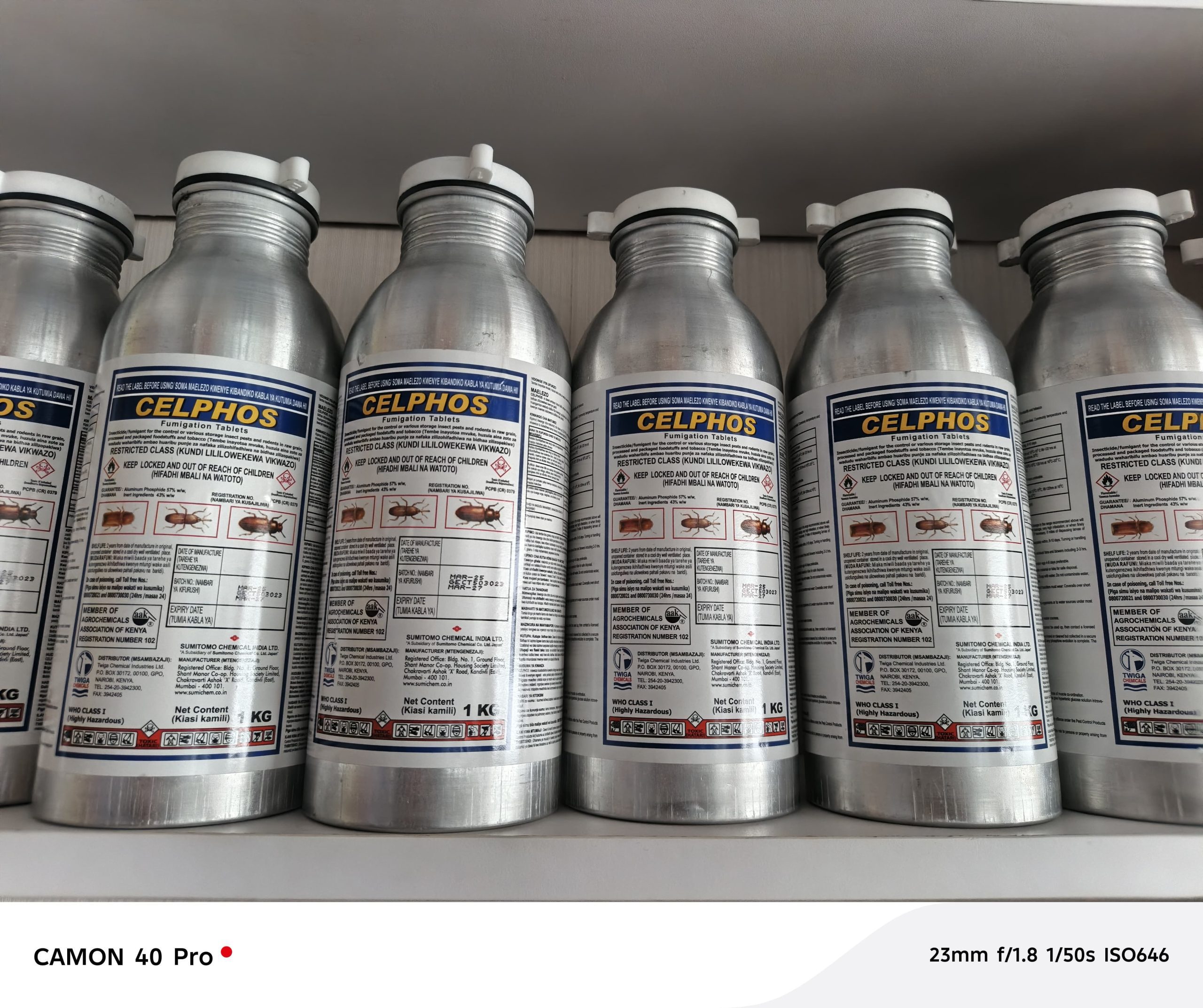 Celphos Fumigant (Aluminium Phosphide) Tablets