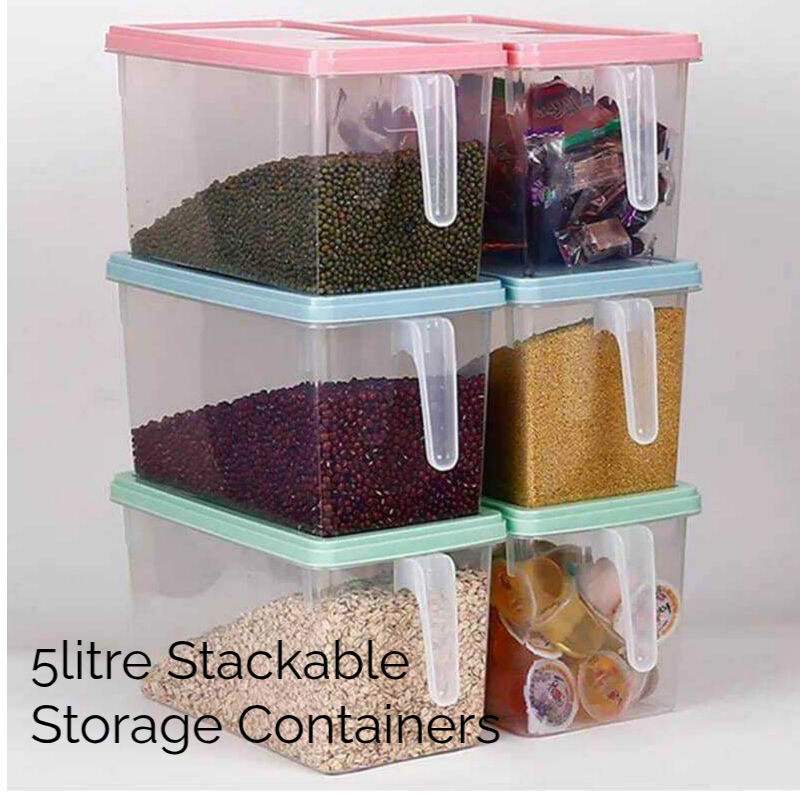 5 Litre Stackable Storage Containers