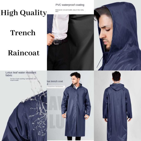 Durable Trench Raincoats
