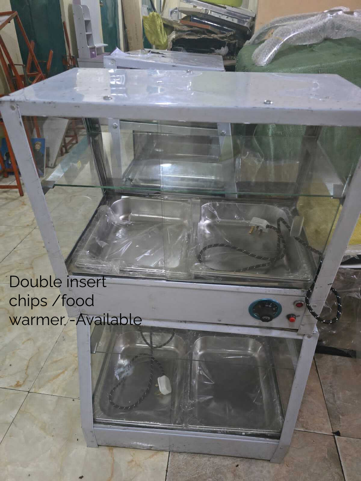 Double Insert Chips/Food Warmers