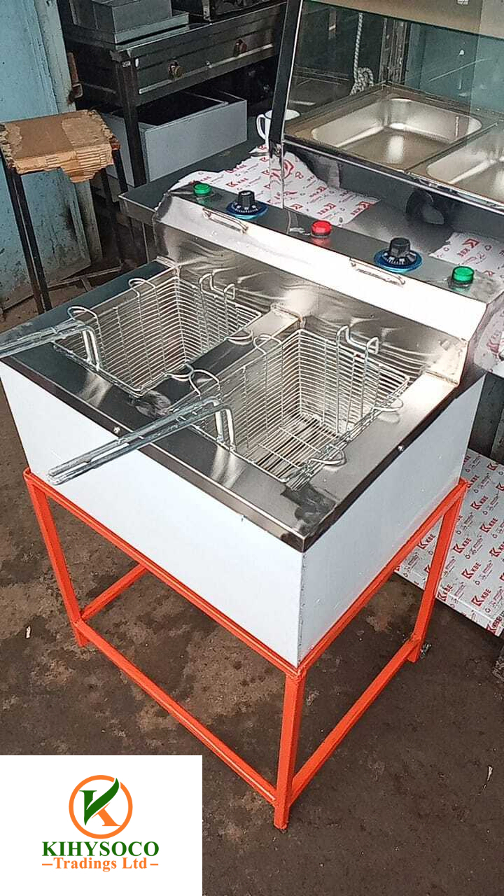 Single and Double Commercial Chips Deep Fryers