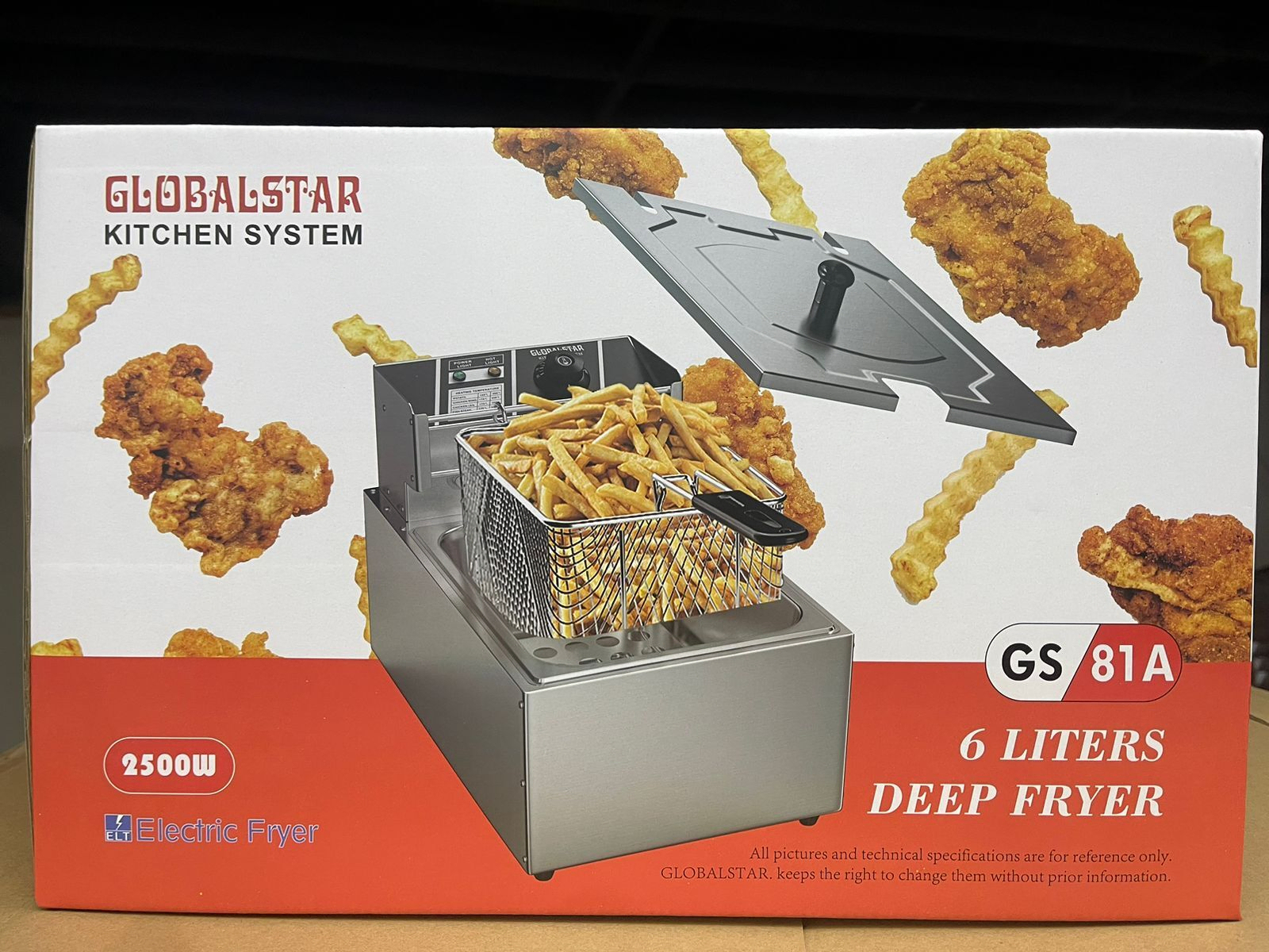 Globalstar Single Deep Fryers