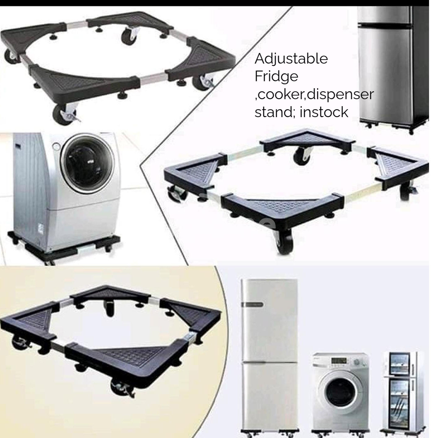 Adjustable Fridge, Cooker & Dispenser Stands