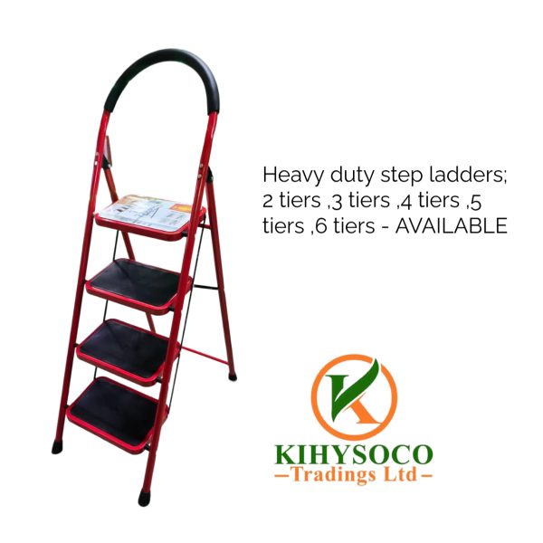 2, 3, 4, 5 & 6 Tier Heavy Duty Step Ladders