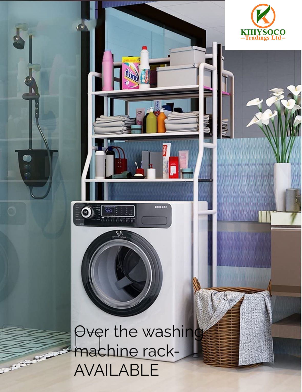 Over the Washing Machine Racks