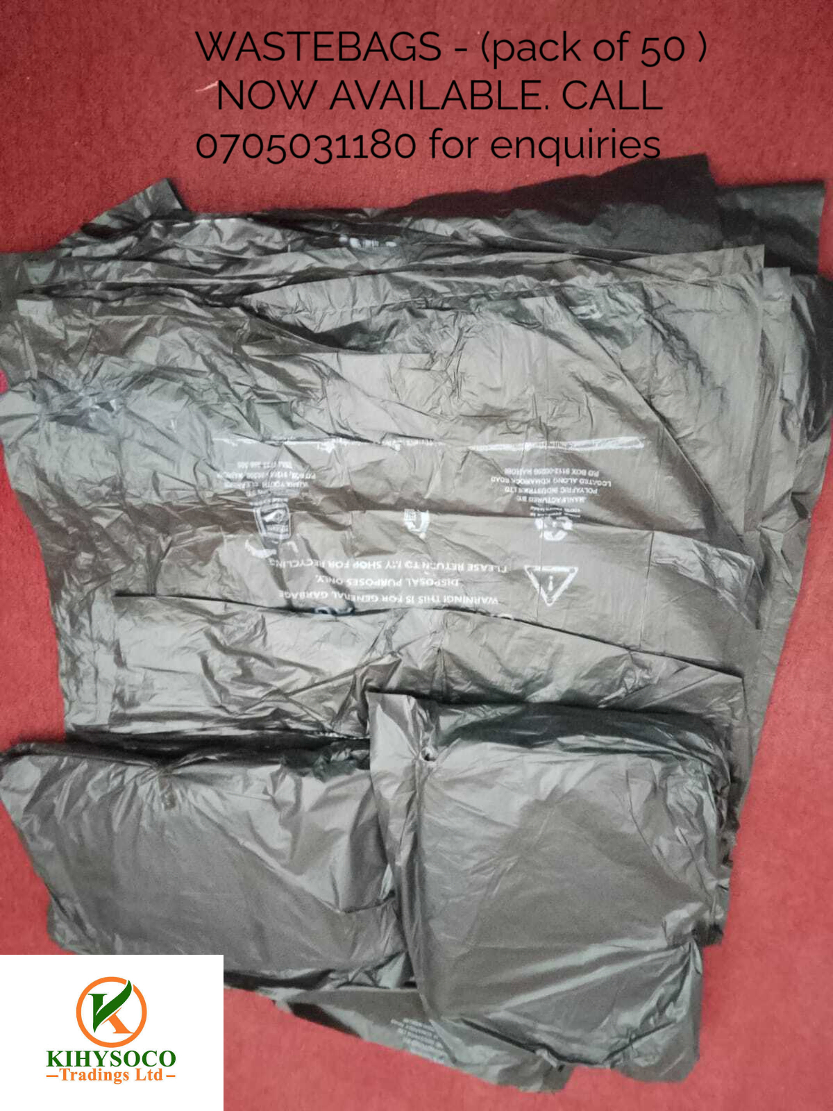 Wastebags (pack of 50)