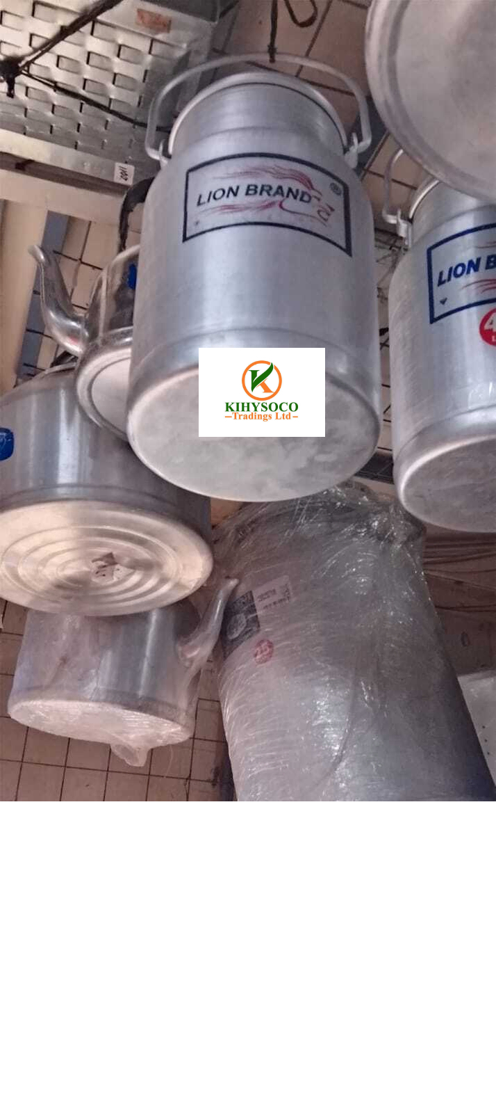 Aluminium Milking Cans