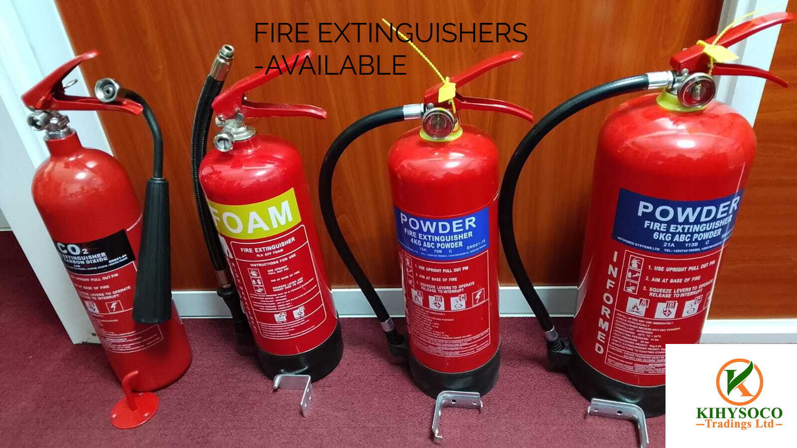 Kihysoco Tradings Ltd - Leading, Best, Reliable and Affordable Shop for Fire Extinguishers