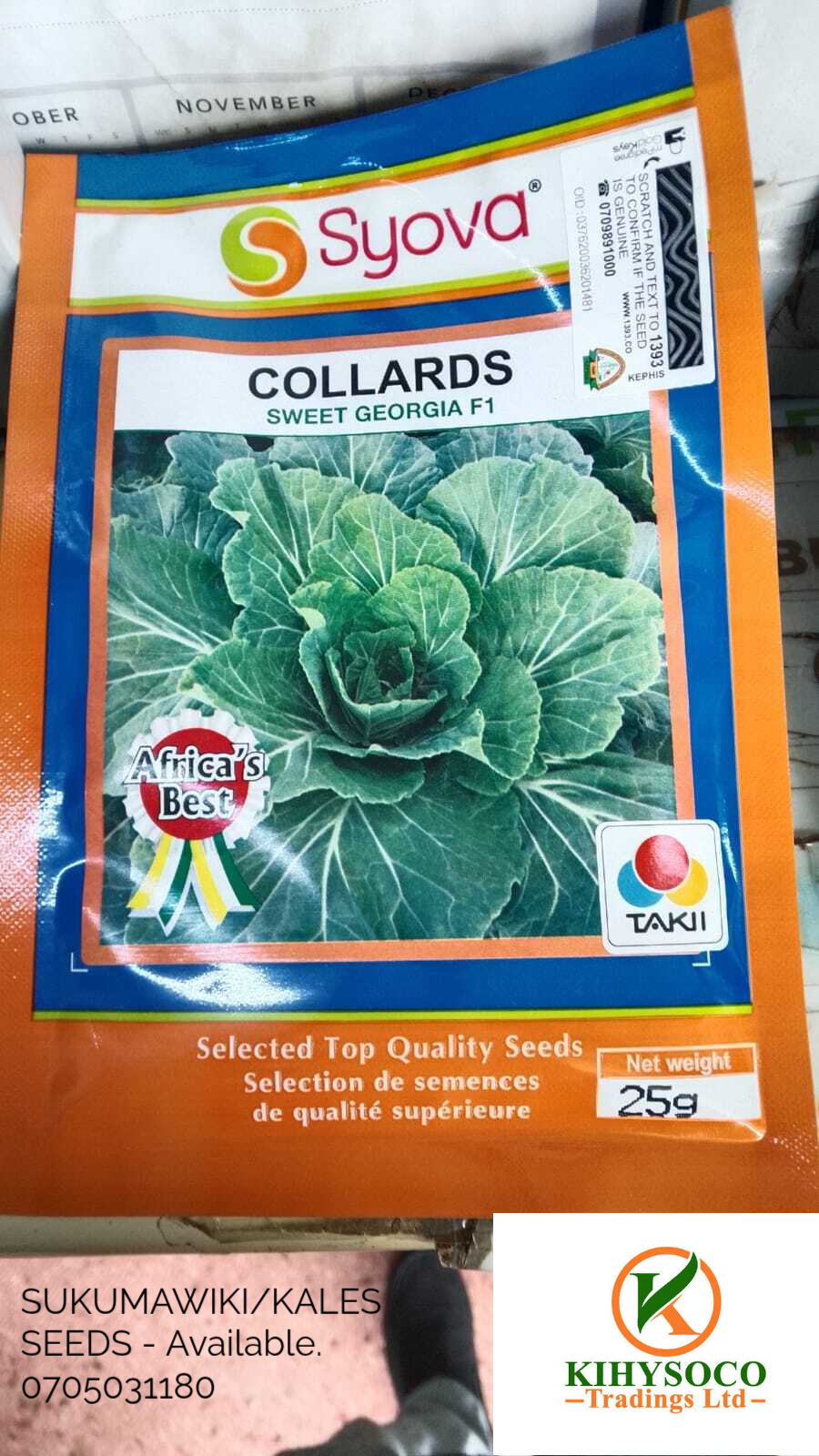 Best F1 Collards (Sukuma Wiki/Kale) Seeds Supplier in Nairobi, Kenya – Kihysoco Tradings Ltd