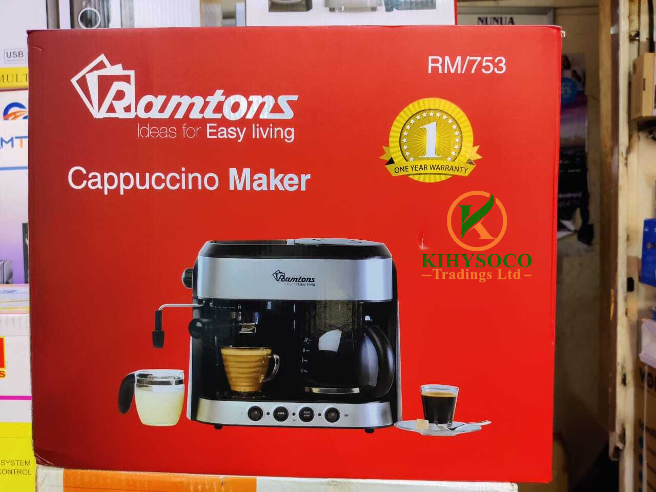 genuine Ramtons Cappuccino Maker RM 753