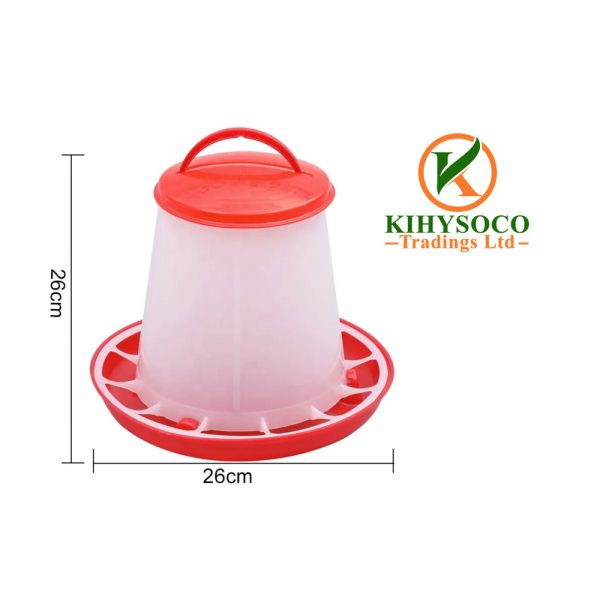 Buy 3kg Manual Plastic Chicken Feeder in Nairobi, Kenya – Compact, Hygienic & Perfect for Small Flocks at Kihysoco Trading Ltd
