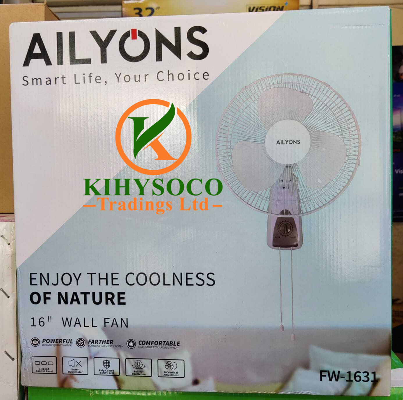 16" Ailyons Wall Fans