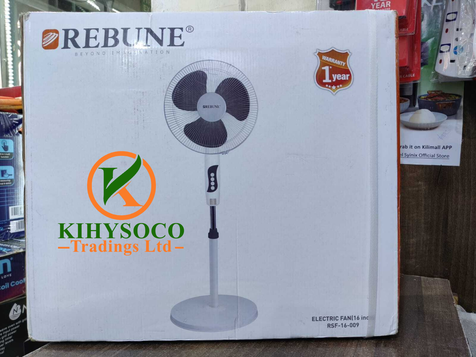 16" Rebune Stand Fans– Round Base