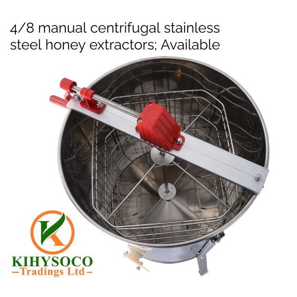 4/8 Manual Centrifugal Stainless Steel Honey Extractors