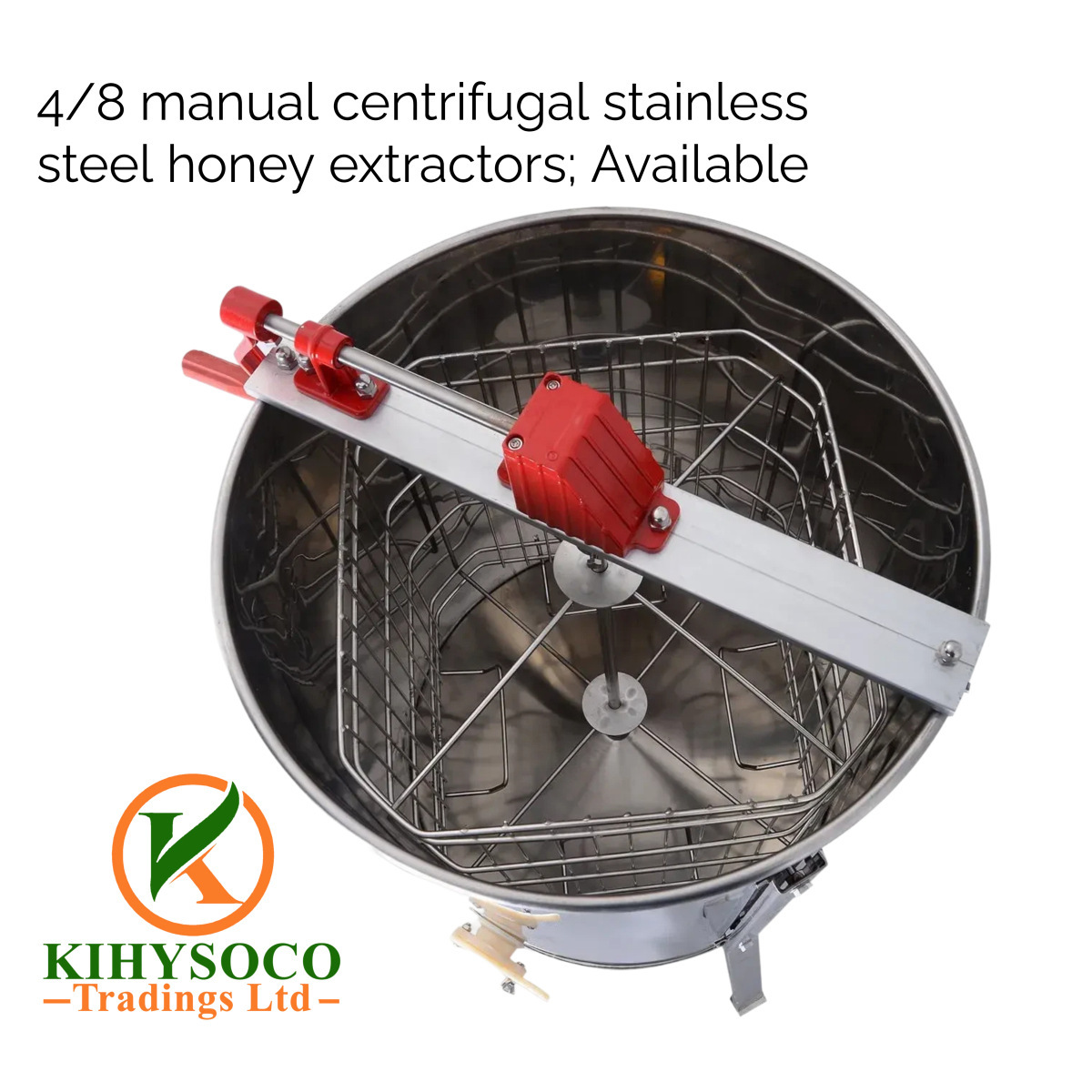 4/8 Manual Centrifugal Stainless Steel Honey Extractors