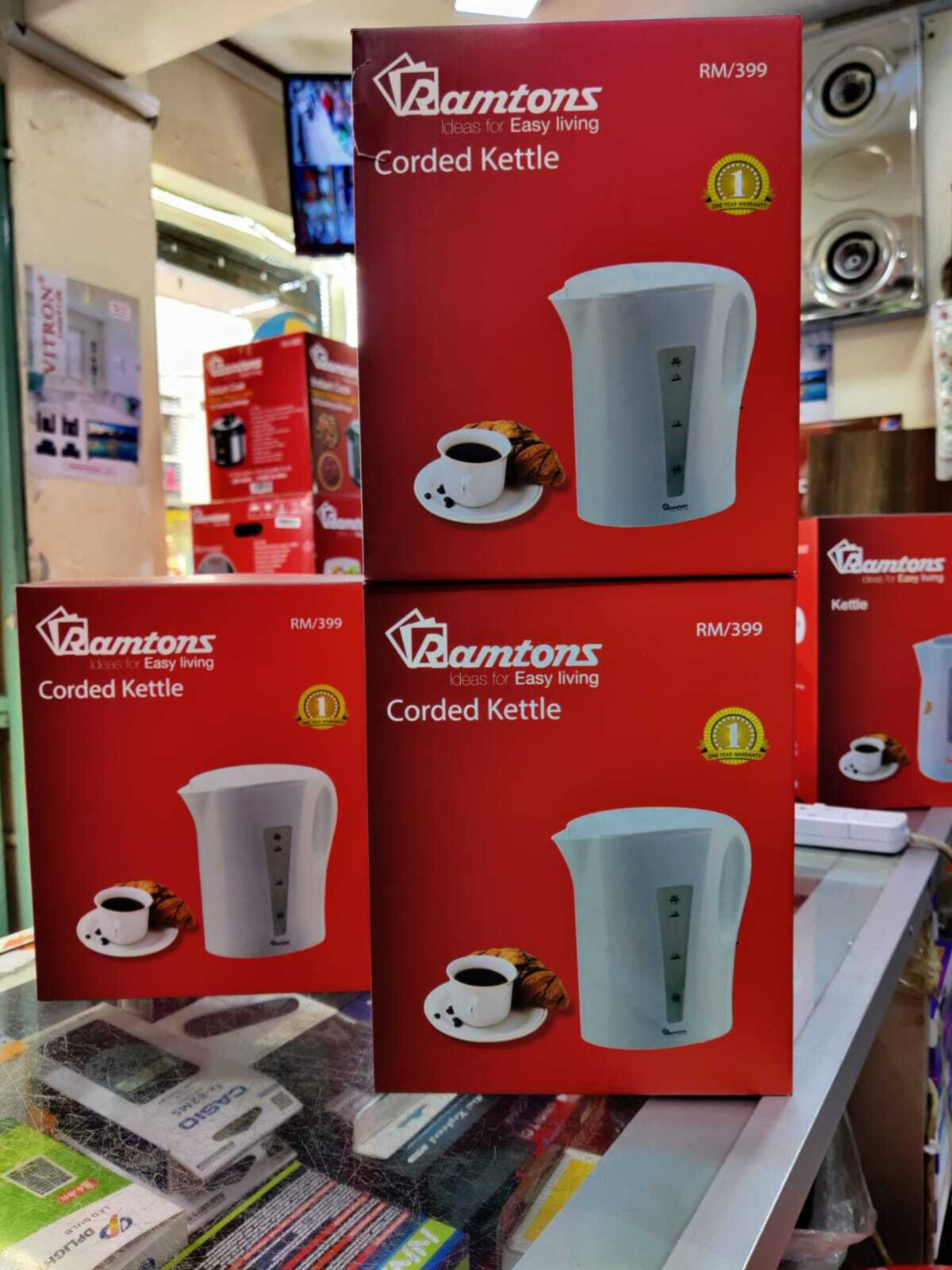 Ramtons 1.7 Litres Corded Kettle (RM399)