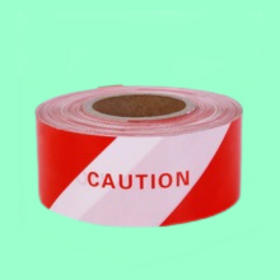 Caution Tape White/Red