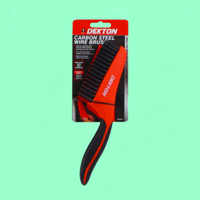 DEKTON Soft Grip Carbon Steel Wire Brush (Half Double Blister) DT85971