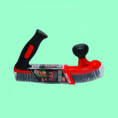 DEKTON Softgrip Two Handle Wire Brush (Blister And Card) DT85997