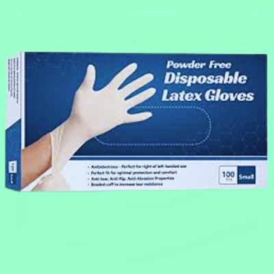 Powder Free Disposable Latex Gloves