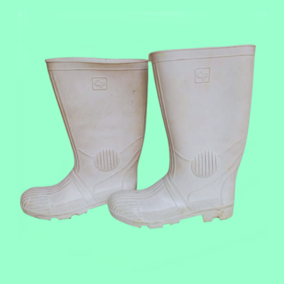 Shujaa/KSM White General Purpose Industrial Gumboot