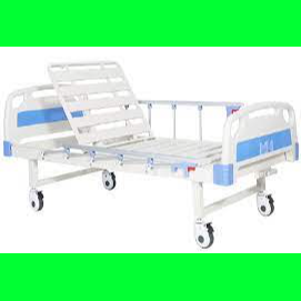 SINGLE CRANK MANUAL HOSPITAL BED WITHOUT CASTORS