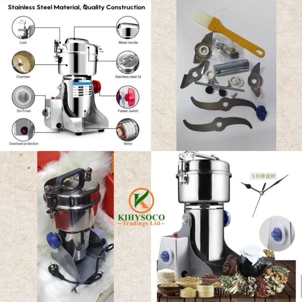 Powerful Electric Grain & Herb Grinder