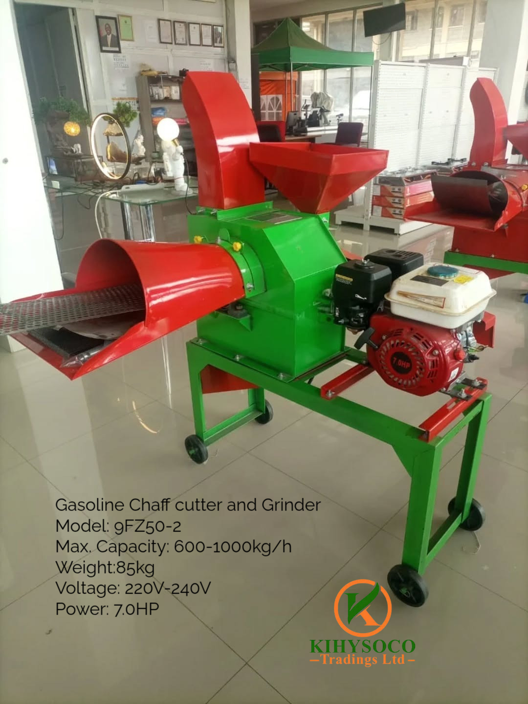 Gasoline chaff cutter