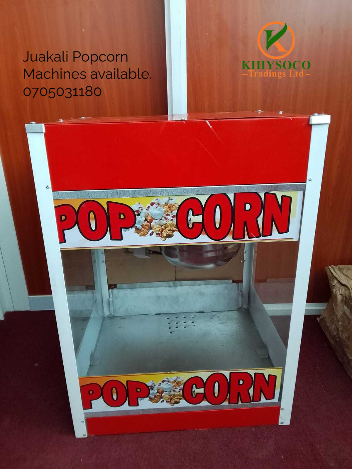 Juakali popcorn machines