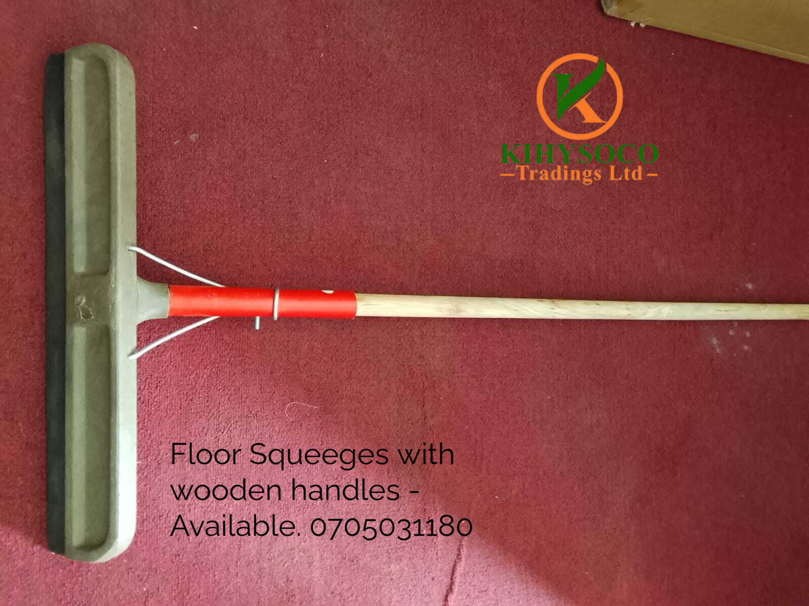 floor squeegees with wooden handles