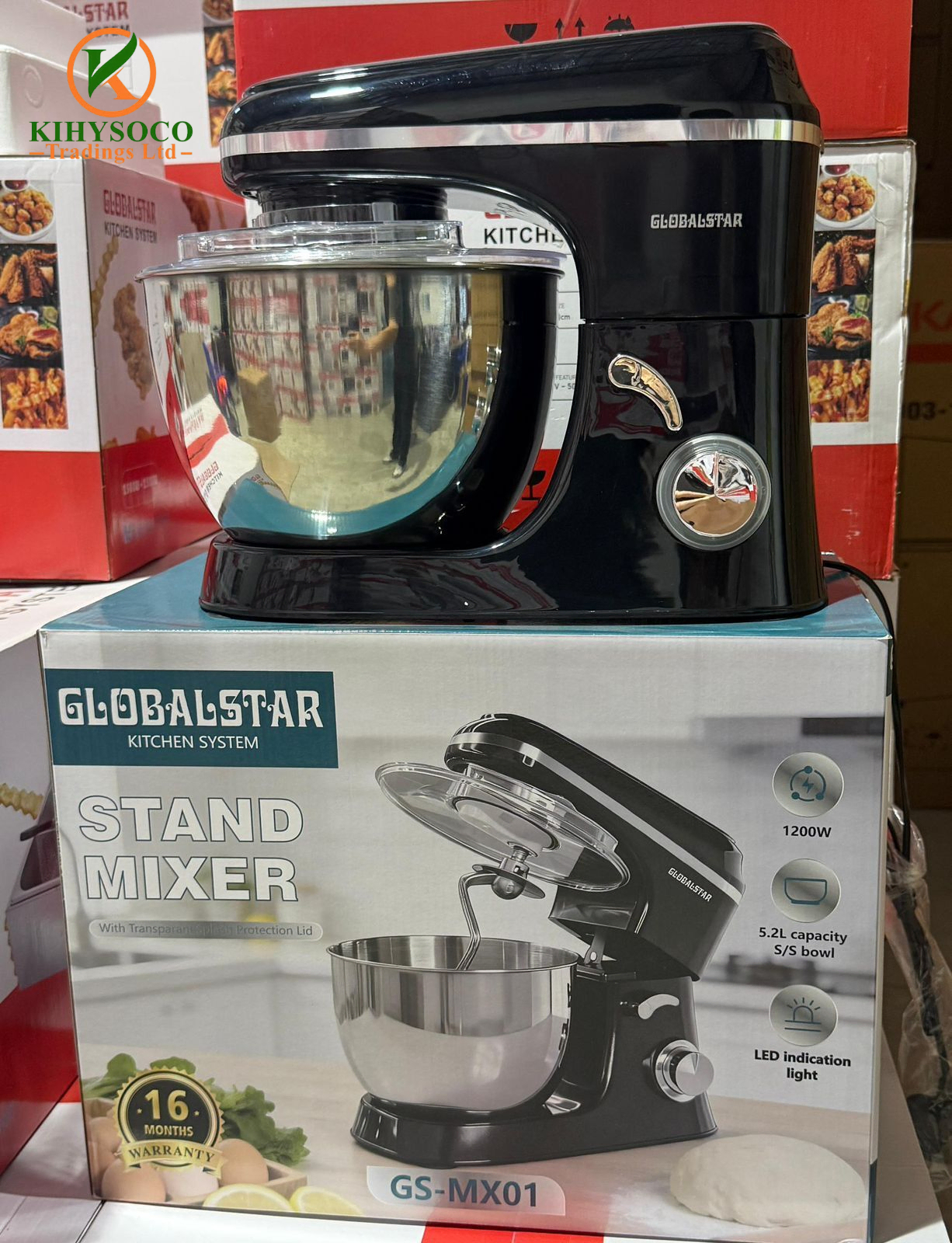 5.2 litre Globalstar commercial stand mixer