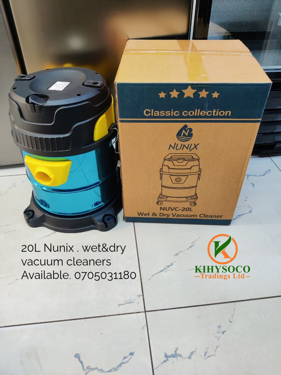 20 Litre Nunix Wet and Dry Vacuum Cleaner