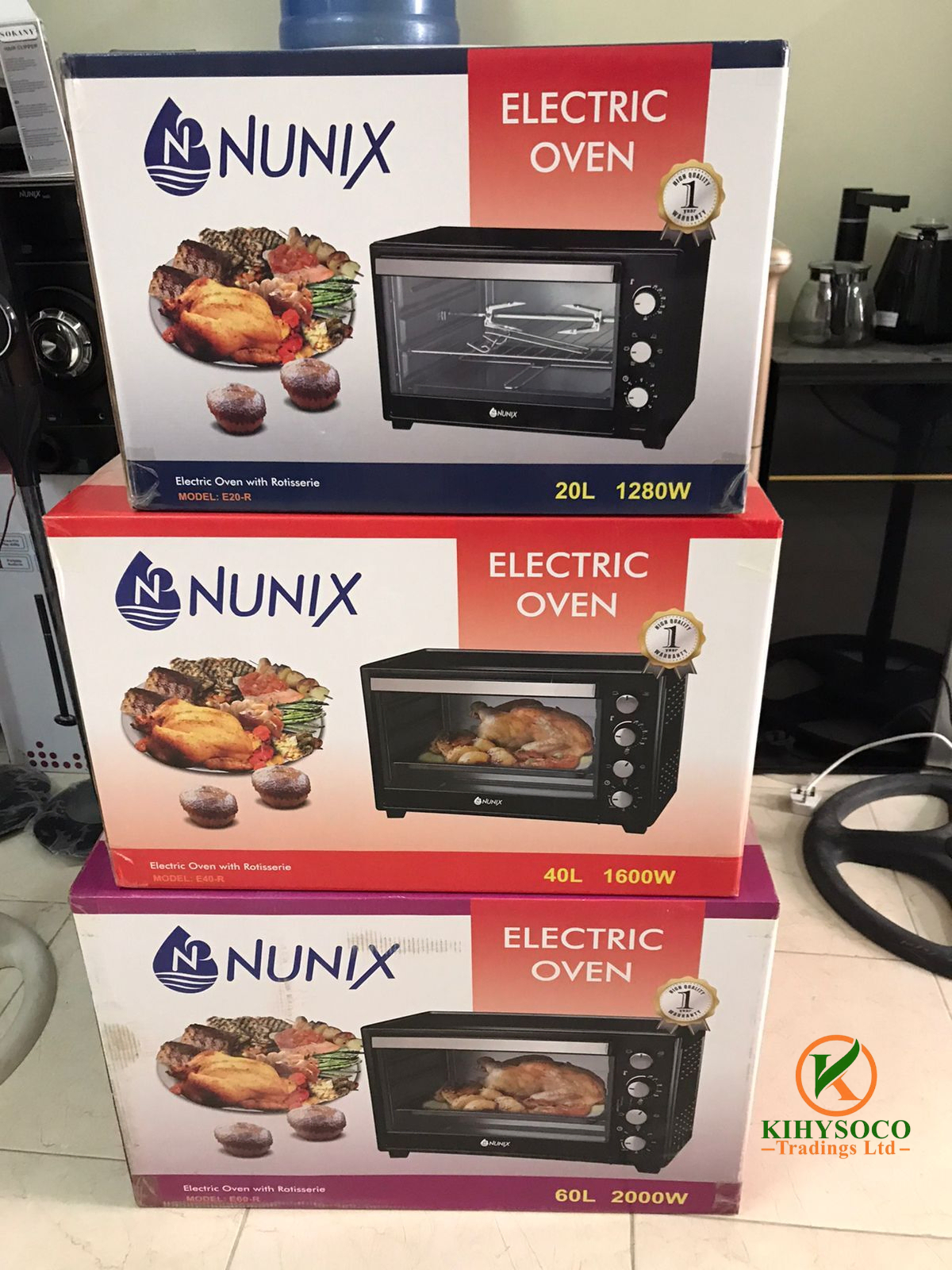 Nunix electric ovens