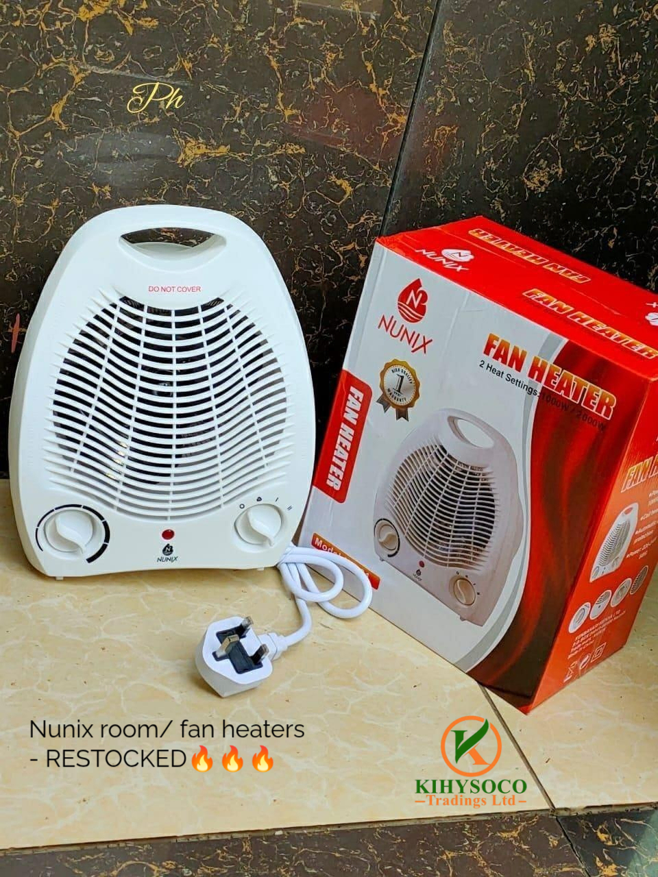 Nunix fan heaters
